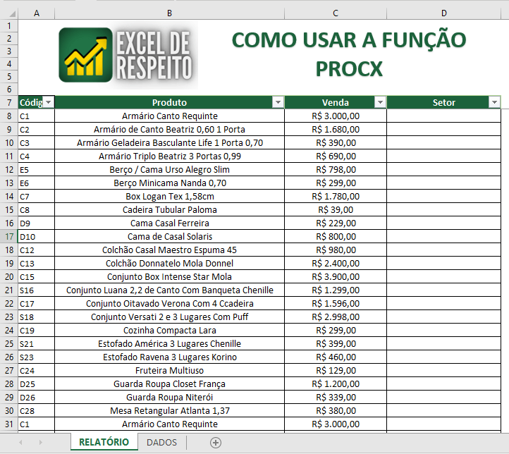 Procx A Nova Fun O Que Veio Para Aposentar O Procv Excel De Respeito