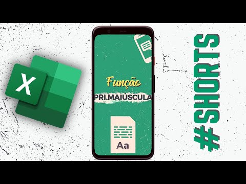 Usando a Função PRI.MAIÚSCULA #SHORTS