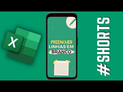 Preencher linhas em branco no Excel #shorts