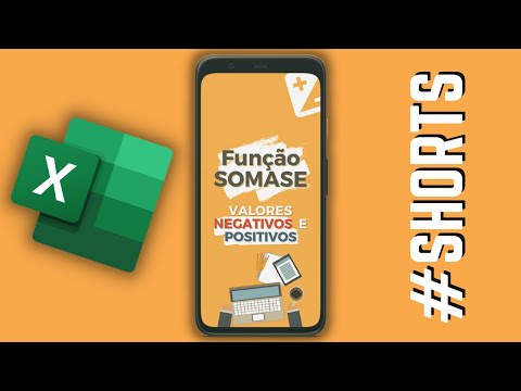 Somar Apenas Valores Negativos ou Positivos com a função SOMASE #shorts