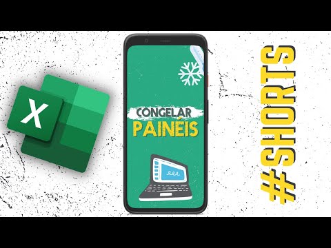 Congelar Linhas e Colunas no Excel #shorts