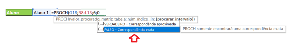 PROCH PROCURAR INTERVALO