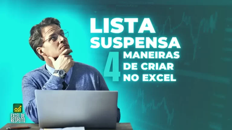 Como criar lista suspensa no Excel