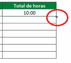 CALCULAR HORAS DIAS DIFERENTES ALÇA DE PREENCHIMENTO