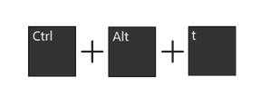 Atalho Ctrl Alt T formatar como tabela