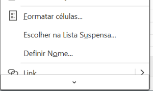 Formatar células Excel