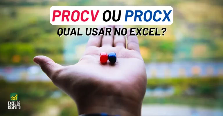 PROCV ou PROCX no Excel