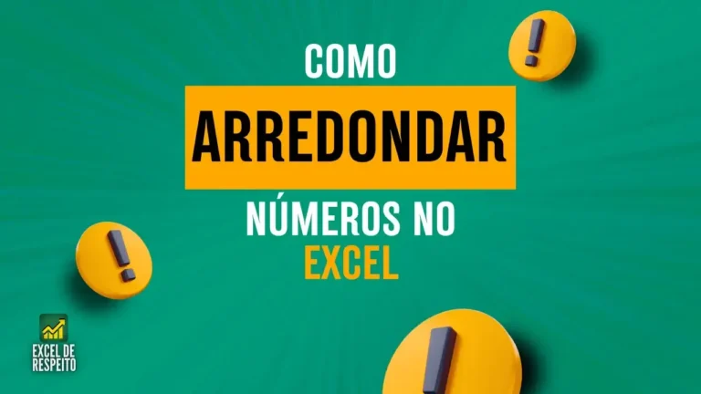 Capa Como Arredondar números no Excel